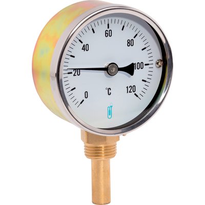 Thermomètre radial Distrilabo - Diamètre 63 mm - Longueur 40 mm