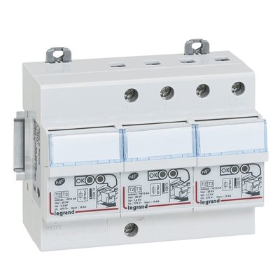 Parafoudre - Legrand - 12kA/pôle - 3P+N - 2 Modules