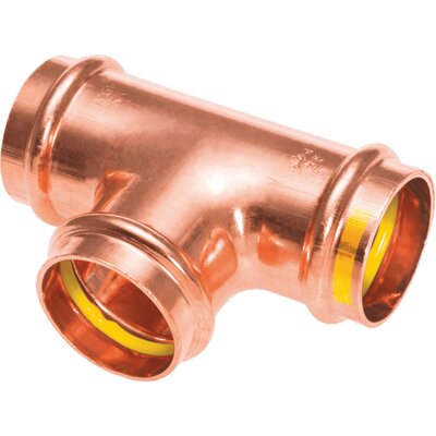 Té gaz réduit cuivre - CONEX BÄNNINGER - F22-16-22mm - A sertir
