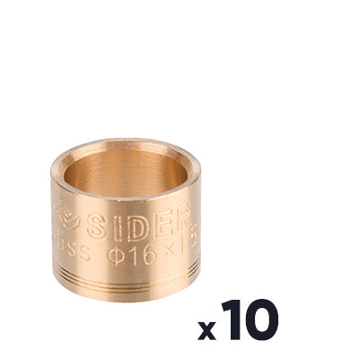 Lot de 10 bagues PER - SIDER - SidGliss - A glissement - Ø25mm
