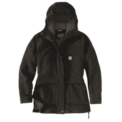 Manteau à capuche femme - Super Dux - Carhartt - Noir - Taille S