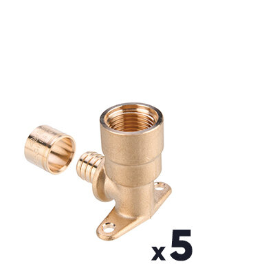Applique longue PER coude - SIDER - SidGliss - A glissement - Ø12mm - F1/2"