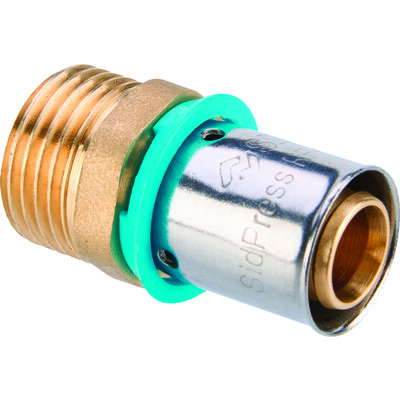 Raccord PER fixe  - SIDER - SidPress - A sertir - Ø16m - M3/8"