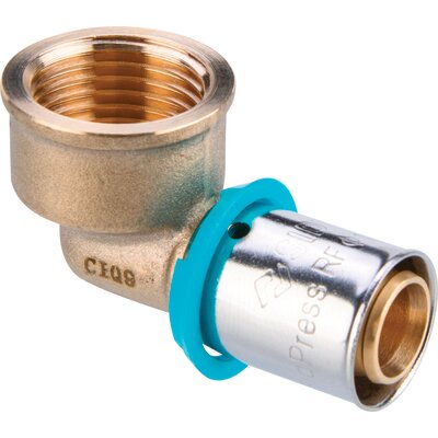 Coude femelle PER - SIDER - SidPress - A sertir - F1/2" - Ø20mm - Vendu par 10
