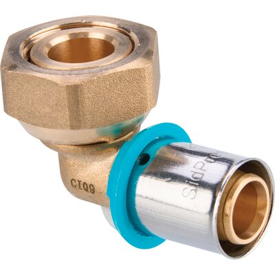Coude écrou libre PER - SIDER - SidPress - A sertir - F3/4" - Ø20 mm - Vendu par 10