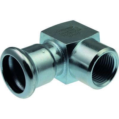 Raccord équerre 90° - Xpress Carbone - Aalberts integrated piping systems - FF Ø 28 mm - 1/2"