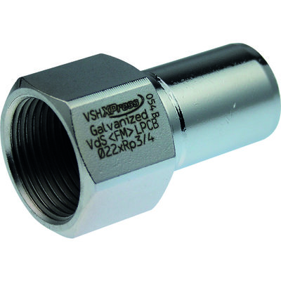 Manchon réduit - Xpress Carbone - Aalberts integrated piping systems - MF Ø 15 - 1/2"