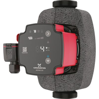 Circulateur - Alpha2 GO 15-75 - GRUNDFOS - Entraxe 130 mm - 1"