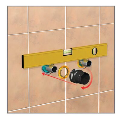 Sortie de cloison - WATTS - Robifix+ - Entraxe 150 mm - M3/4" - Ø12mm