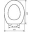 Miniatures schemas de schemas Abattant WC - Cosmo 200 - SIDER - Double - 44,6 x 37,1 cm1