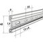 Miniatures schemas de schemas Rail plat de coulissage - Mantion - Capacité 50 kg - Longueur 2 m2