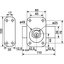 Miniatures schemas de schemas Verrou à cylindre double verni bronze s'entrouvrant n° U08925 - V136 système V5 - Vachette1