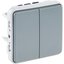 Miniatures photos de photos Double va et vient Plexo composable IP 55 - Legrand1