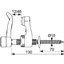 Miniatures schemas de schemas Arrêt feuille de laurier composite noir - 130 mm - Torbel Industrie1