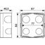 Miniatures schemas de schemas Boîte d'encastrement Batibox maçonnerie pour 20 et 32 A 1 poste - Legrand1