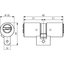 Miniatures schemas de schemas Cylindre rond inox - 31 x 31 mm - Interactive + - Mul-T-lock1