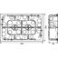 Miniatures schemas de schemas Boîte d'encastrement Batibox multimatériaux 2 x 3 postes - Legrand1