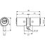 Miniatures schemas de schemas Cylindre rond inox - 33 x 33 mm - classic - Mul-T-lock1