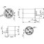 Miniatures schemas de schemas Cylindre rond chromé - 29 x 48 mm - Interactive + - Mul-T-lock1