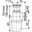 Miniatures schemas de schemas Siphon d'évier à culot laiton brut - 1"1/2 - Ø 40 mm - Valentin1