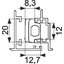Miniatures schemas de schemas Verrou en feuillure noir Titan - 220 mm - Série 3720 B - Fapim2
