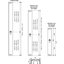 Miniatures schemas de schemas Serrure en applique blanche 2 points - 2300 mm - STYL'BARR - Iséo1