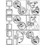 Miniatures schemas de schemas Ensemble sur rosace à clé blanc - Pour oscillo-battant - Atlanta TBT4 - Hoppe et cie2