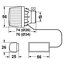 Miniatures schemas de schemas Tête de remplacement pour robinet thermostatique de radiateur - Bulbe à distance1