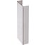Miniatures photos de photos Plinthe bas de porte nox brillant - En U - 150 mm1