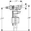 Miniatures schemas de schemas Robinet flotteur hydraulique - Impuls 380 Unifil - Geberit1