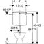 Miniatures schemas de schemas Réservoir semi bas avec coude - Simple débit - AP 140 - Geberit1