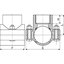 Miniatures schemas de schemas Collier de prise en charge - Femelle - À serrage extérieur - Ø 40 mm - 3/4"1
