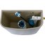 Miniatures photos de photos Réservoir WC céramique universel - Mécanisme 3/6 l3
