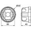 Miniatures schemas de schemas Boîte d'encastrement ronde Batibox maçonnerie 1 poste - Legrand1