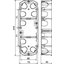 Miniatures schemas de schemas Boîte d'encastrement Batibox - Multimatériaux - 3 postes - Pronfondeur 40 mm1