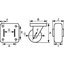 Miniatures schemas de schemas Roulette ameublement pivotante à platine Miniforte - Guitel1