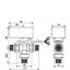 Miniatures schemas de schemas Vanne directionnelle à sphère motorisée - M 1" - 3 voies - Thermador1