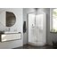 Miniatures photos de photos Cabine de douche Izi Box2 Leda - 1/4 de rond - Porte coulissante - Verre transparent - 90 cm1