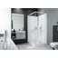 Miniatures photos de photos Cabine de douche Izi Box2 Leda - Rectangle - Porte coulissante - Verre transparent - 100 x 80 cm1
