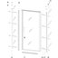 Miniatures schemas de schemas Rail porte pivotante 90 cm Reflet-P Odyssea - 78,3 cm1