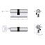 Miniatures schemas de schemas Cylindre double Velix - Vachette - 5 clés1