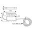 Miniatures schemas de schemas Câble de consignation – THIRARD– Ø 3 mm – 1,8 m – Boîtier multi-verrouillage1