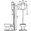 Miniatures schemas de schemas Réservoir WC - EUROPA 300 - Regiplast - Simple débit - Haut - A chaînette1