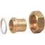 Miniatures photos de photos Raccord droit - 2 pièces - Spécial gaz naturel - À souder sur cuivre - Femelle 3/4" - Diamètre 22 mm1