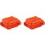 Miniatures photos de photos Boîte de jonction de câble Klauke - Pré-remplie au gel - 3 entrées - Orange - Blister de 43