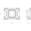 Miniatures schemas de schemas Projecteur LED - Erti - Dhome - 10 W - 1100 lumens - 5000 K - IP54 - Rechargeable1