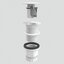 Miniatures photos de photos Bonde de lavabo Hygiénique - DELABIE  - Sans garde d'eau - Débit 36L/min2