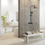 Miniatures photos de photos Colonne de douche thermostatique - Ibaya - SIDER - Noir3