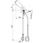 Miniatures schemas de schemas Mitigeur lavabo - DELABIE - Tempomatic mix 5 - Automatique1