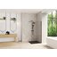 Miniatures photos de photos Paroi de douche fixe – KINEDO – Smart Design Solo – Barre droite – Profilé Gris Noir Grainé – H 198,3 cm2